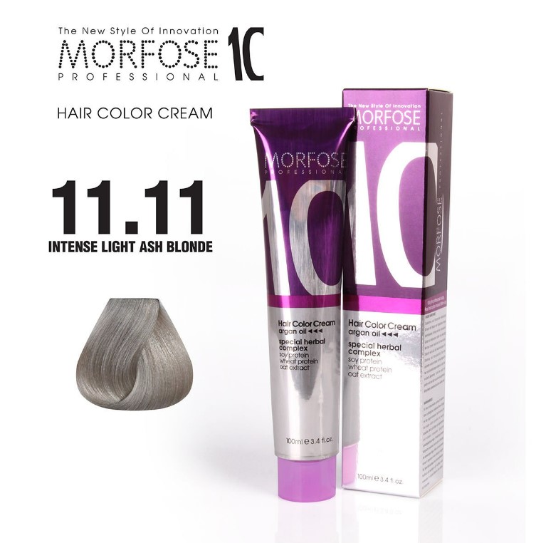 Morfose 10 (11.11) hair color ash platinum 100ml