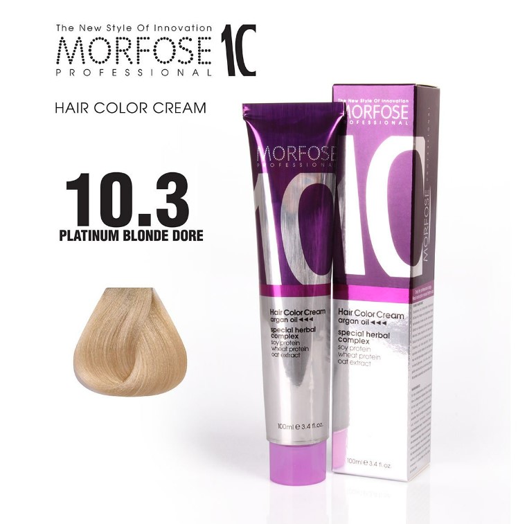 Morfose 10 (10.3) hair color platinum blonde Dore 100ml