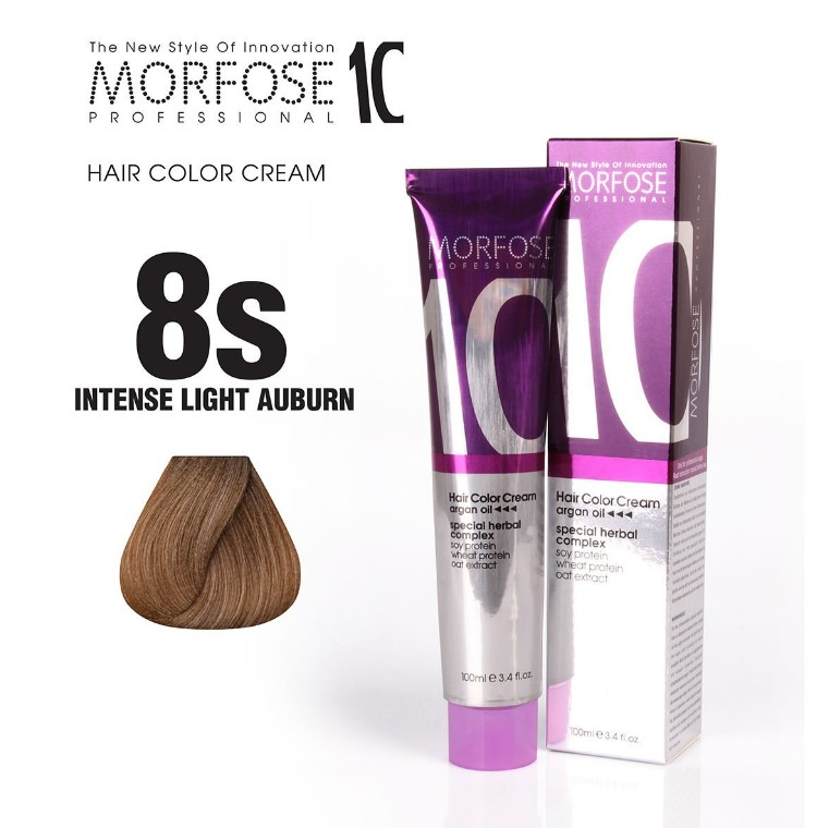 Morfose 10 (8S) Colorazione per capelli Soft Light Auburn 100ml