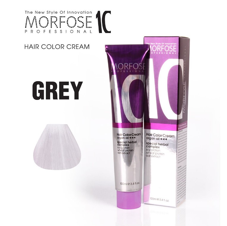 Morfose 10 (Gris) Crème de Couleur de Cheveux 100ml