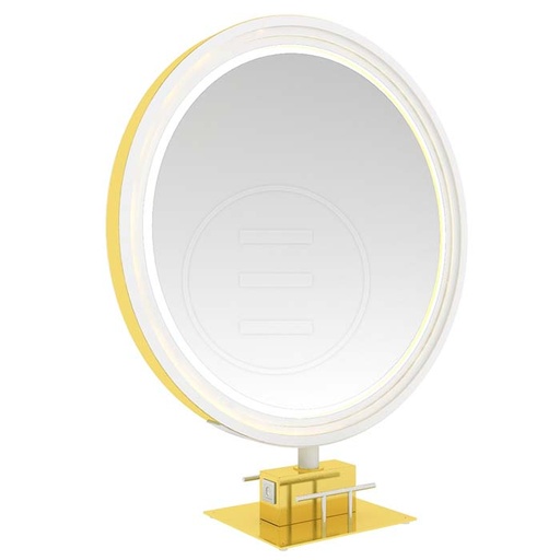 [ALP:1373] Alpeda Round Massıve Gold Wall