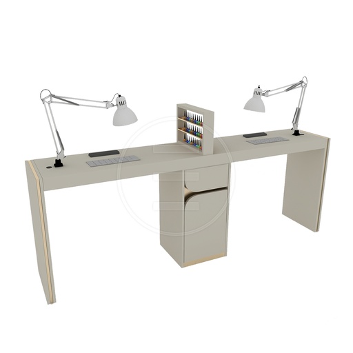 [ALP:267] Alpeda Boho Double Nail Station Maniküre und Pediküre