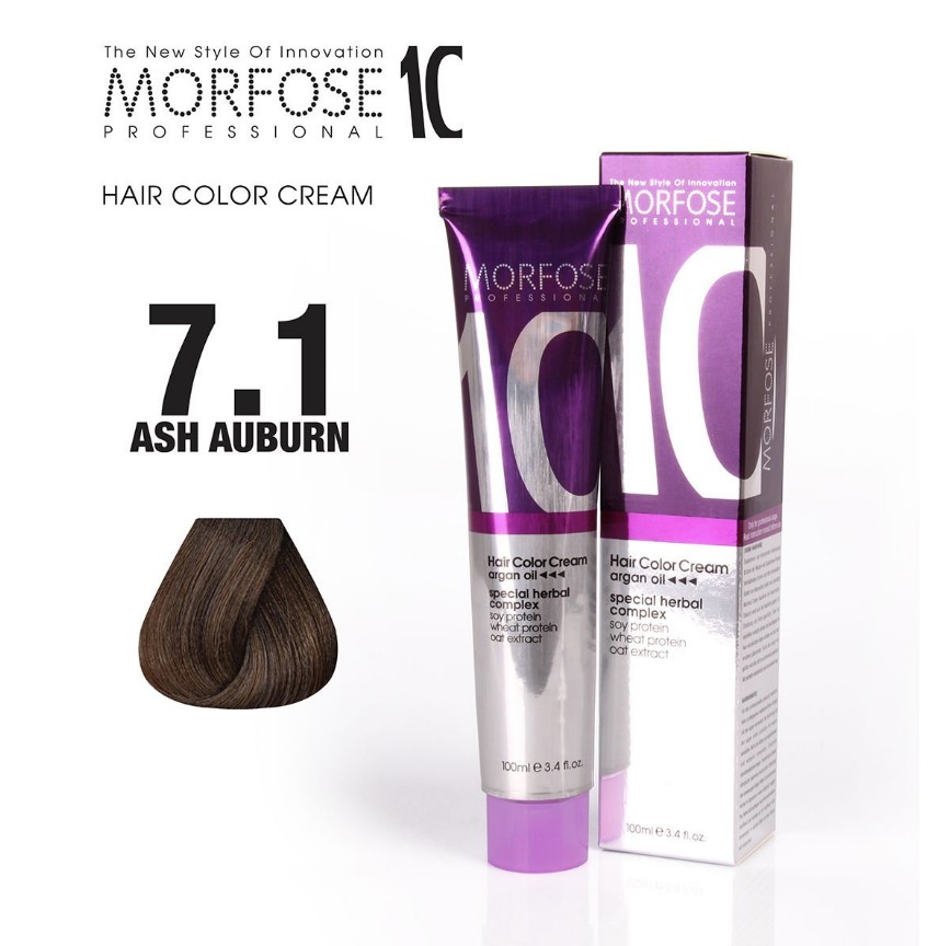 Morfose 10 (7.1) Coloration Cheveux Châtain Cendré 100 ml