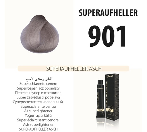 [Fem1301] FemMas (901) Haarfarbe Superaufheller Asch 100ml