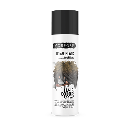 [Mor255] Morfose Royal Black Hair Color Spray 150ml