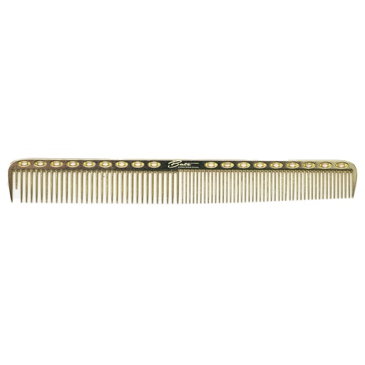 [BTC-8019] Bate Metall Haarschneidekamm Gold BTC-8019