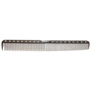 Bate Metall Haarschneidekamm Mattes Silber BTC-8021