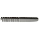 Bate Metall Haarschneidekamm Glänzendes Silber BTC-8022