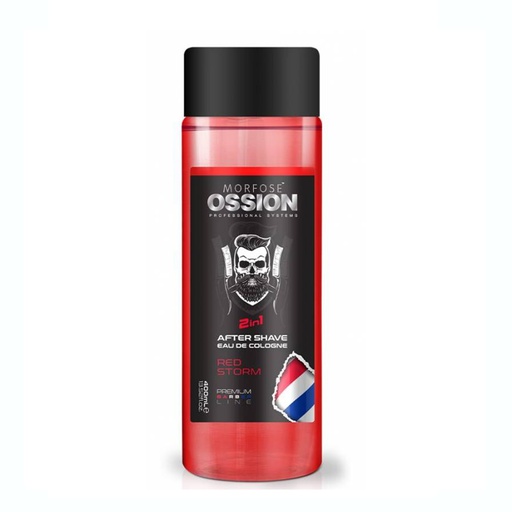 [OMC 400 NO : 32] Ossion Cologne Après-Rasage Tempête Rouge 400 ml