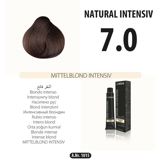 [Fem1015] Femmas (7.0) Haarfarbe Mittelblond Intensive 100ml