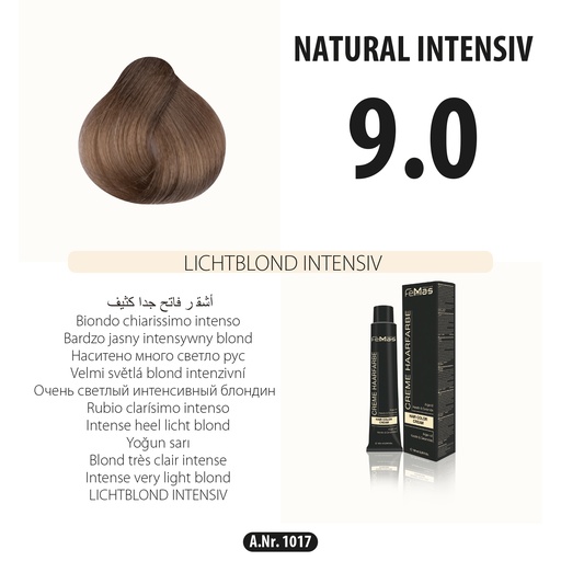 [Fem1017] Femmas (9.0) Haarfarbe Lichtblond Intensive 100ml