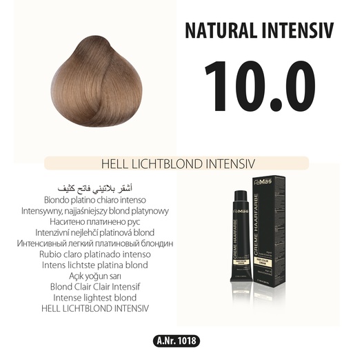 [Fem1018] Femmas (10.0) Haarfarbe Hell Lichtblond Intensive 100ml