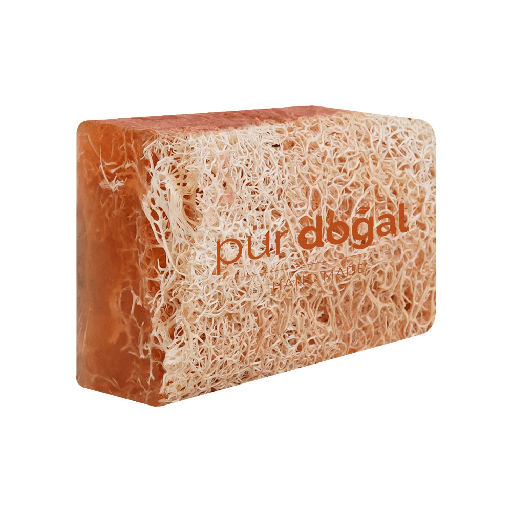 [PD-01] Pür Doğal 100% Natürliche Kürbisfaser Seife mit Argan Öl 130gr