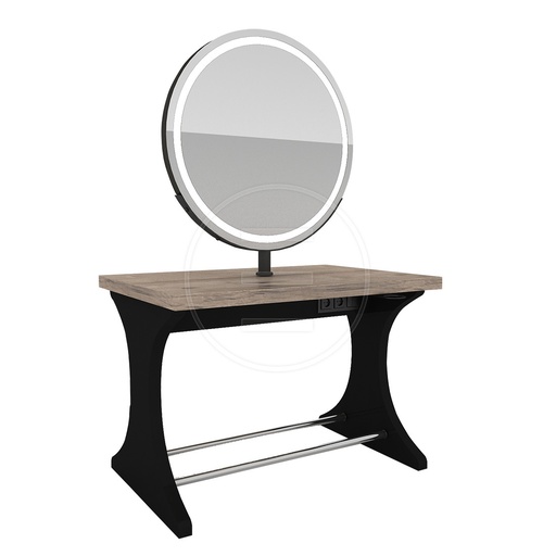 [AP863] Woody Circle Island Mdf