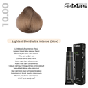 Femmas (10.00) Hair Color Light  Blond Ultra Intense 100ml 