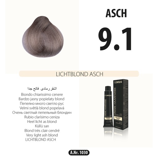 [Fem1030] Femmas (9.1) Haarfarbe Lichtblond Asch 100ml