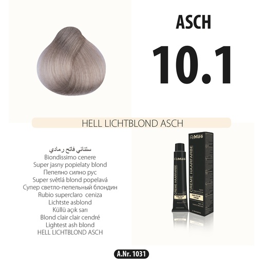 [Fem1031] Femmas (10.1) Haarfarbe Hell Lichblond Asch 100ml