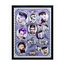 Quadro Bate con cornice in legno 56x41 Art:15036